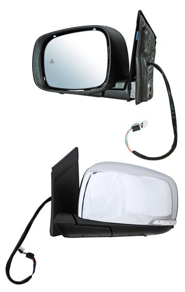 ESPEJO IZQUIERDO ELÉCTRICO CROM CON DESEMPAÑANTE CON DIRECCIONAL CON SENS PUNTO CIEGO 9 PINES PWY DDD DODGE / CHRYSLER CARAVAN/ TOWN & COUNTRY 2008-2019 TYG