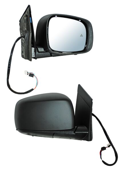 ESPEJO DERECHO ELÉCTRICO PARA PINTAR CON DESEMPAÑANTE CON SENS PUNTO CIEGO 7 PINES PWY MTP DDD DODGE / CHRYSLER CARAVAN/ TOWN & COUNTRY 2008-2019 TYG