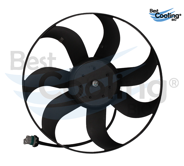 MOTOVENTILADOR 7 ASPAS 250W VOLKSWAGEN GOL 1.6L 2009-2020 VOLKSWAGEN TRUCK SAVEIRO 1.6L 2010-2019 TRANSMISION MANUAL TIPO SIEMENS 392MM BEST COOLING