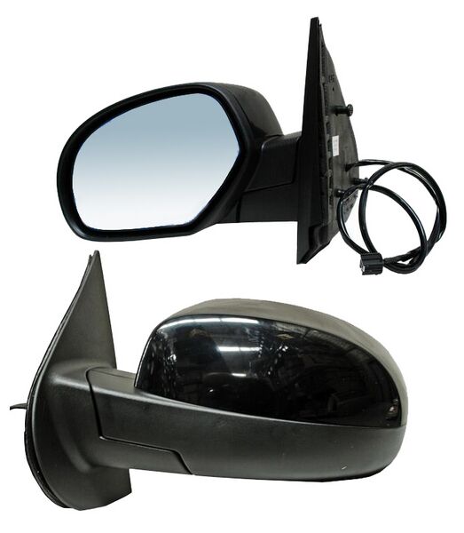 ESPEJO IZQUIERDO PICKUP SUBURBAN 06-10 ELÉCTRICO NEGRO LISO 5 PINES CHEVROLET CHEV / TAHOE/ YUKON 2007-2014 TYG