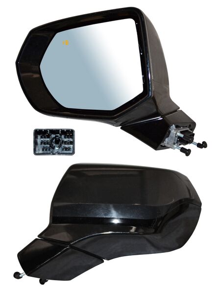 ESPEJO IZQUIERDO ELÉCTRICO PARA PINTAR CON SENSOR PUNTO CIEGO CON DESEMPAÑANTE 6 PINES CHEVROLET TAHOE / YUKON 2021-2022 TYG