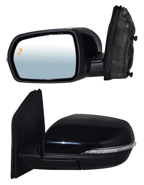 ESPEJO IZQUIERDO 19 ELÉCTRICO CON DESEMPAÑANTE CON DIRECCIONAL CON LUZ INFERIOR CON PUNTO CIEGO PARA PINTAR SE/ SEL PLUS/ TITANIUM 11 PINES DDD FORD EDGE 2015-2024 TYG
