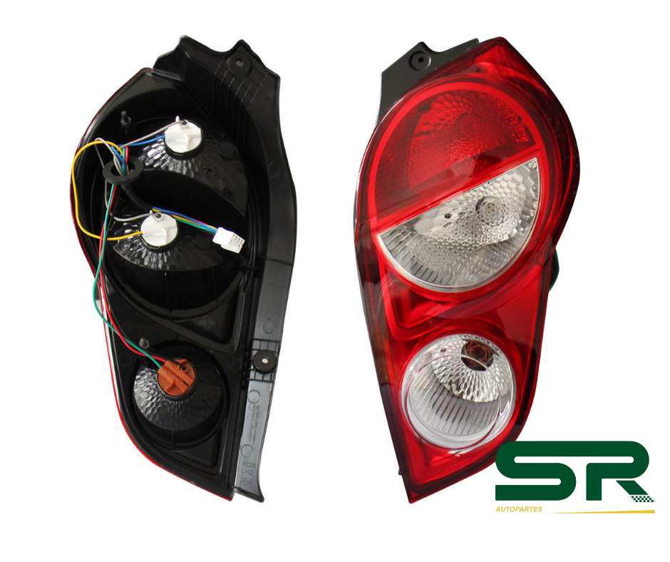 CALAVERA DER C/ARNES (ROJO/BLANCO/BLANCO) CHEVROLET SPARK 13-17 DIFORZA