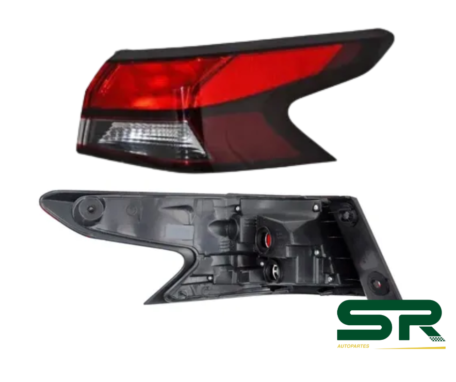CALAVERA DER EXT S/ARNES OSCURA FILO NEGRO (ROJO/BLANCO/ROJO) NISSAN VERSA 20-24 DIFORZA