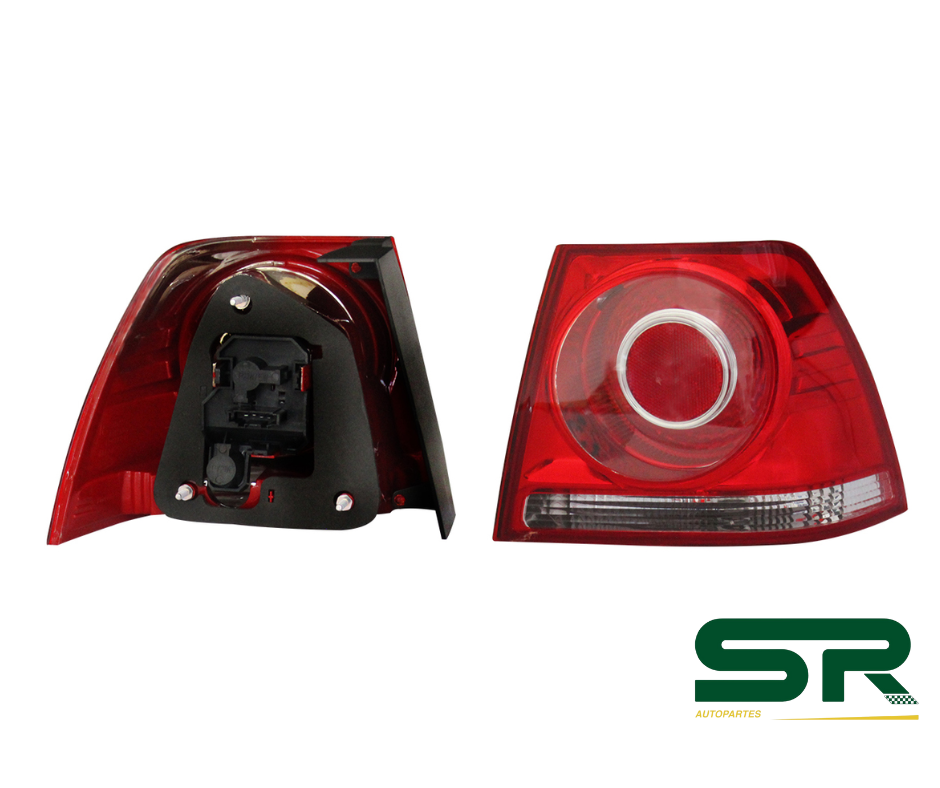 CALAVERA DER EXT C/ARNES CLARA (ROJO/BLANCO) VOLKSWAGEN JETTA CLASICO 08-15 DIFORZA