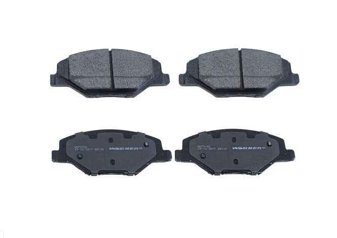 BALATA SEMIMETÁLICA DELANTERA VOLKSWAGEN VENTO L4 1 6 16V 2013-2021 / POLO L4 1 6 16V 2015-2016 WAGNER