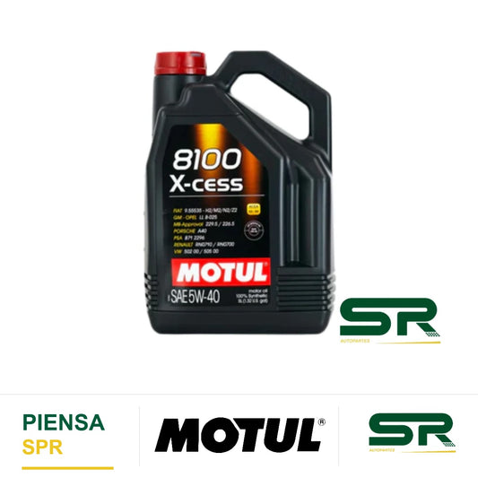 ACEITE PARA MOTOR GASOLINA SAE 5W40 SYNTHETIC 5L MOTUL