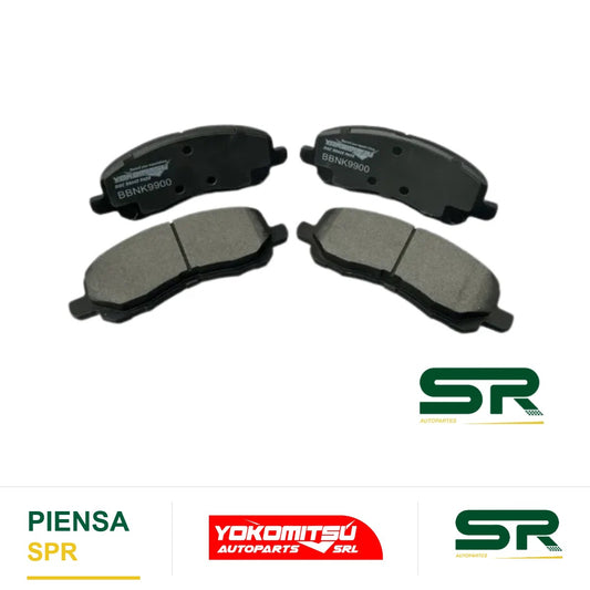 BALATAS DELANTERAS SEMIMETÁLICAS (CALIBER/COMPASS/AVENGER/200/LANCER/OUTLANDER) PATRIOT 2.0L/2.2L/2.4L 2007-2017 YOKOMITSU