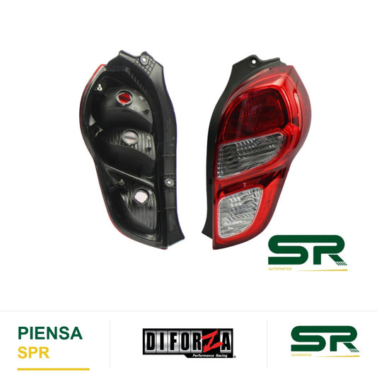 CALAVERA DERECHA SIN ARNÉS 5PTAS (ROJO/BLANCO/BLANCO) BEAT H-BACK 2018-2021 DIFORZA