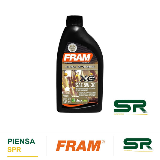 ACEITE DE MOTOR SN SAE 5W-30 SINTÉTICO 1L FRAM
