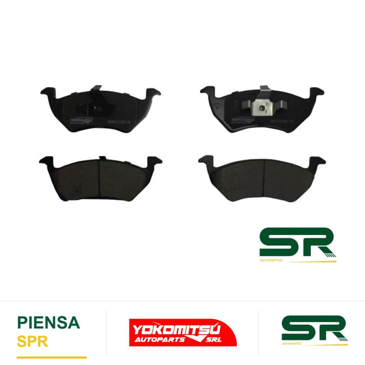 BALATAS DELANTERAS SEMIMETÁLICAS (SAVEIRO 17-23/UP 16-19) GOL 1.6L 2016-2021 YOKOMITSU