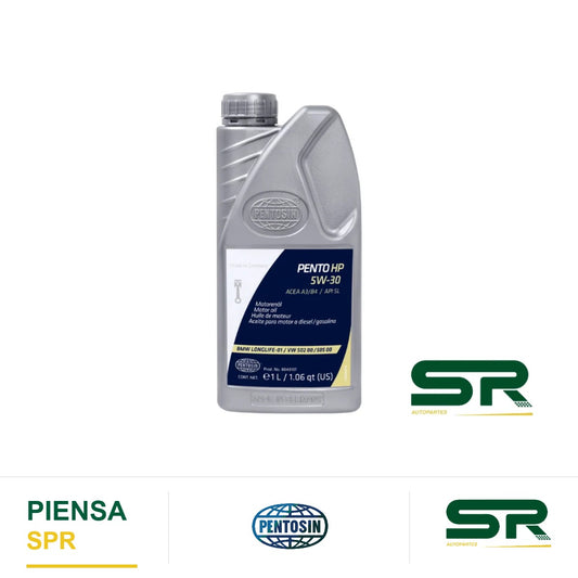 ACEITE MOTOR SINTETICO HP 5W-30 ACEA A3/B4 API SL 1L PENTOSIN