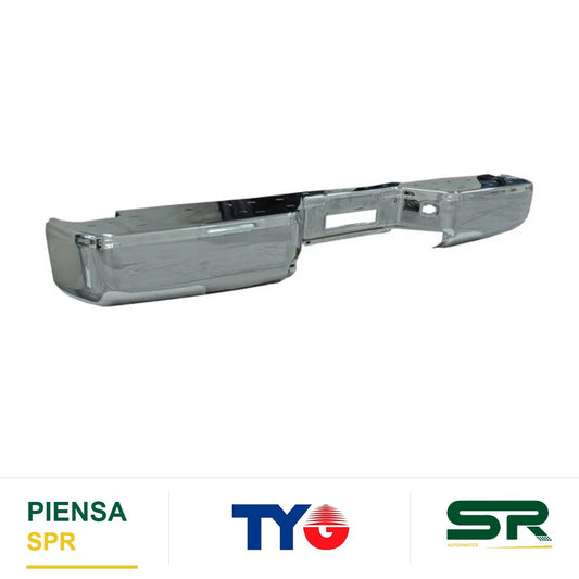 DEFENSA TRASERA CROMADA SIN HULES SIN HOYO PARA SENSOR 6 TITAN 2004-2015 TYG