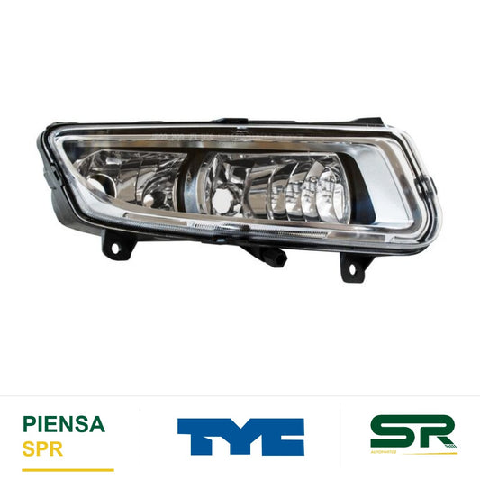 FARO DE NIEBLA DERECHO LÍNEA ANTERIOR VOLKSWAGEN VENTO 2016-2020 / POLO 2013-2014 P / 2 FOCOS S / FOCOS TYC
