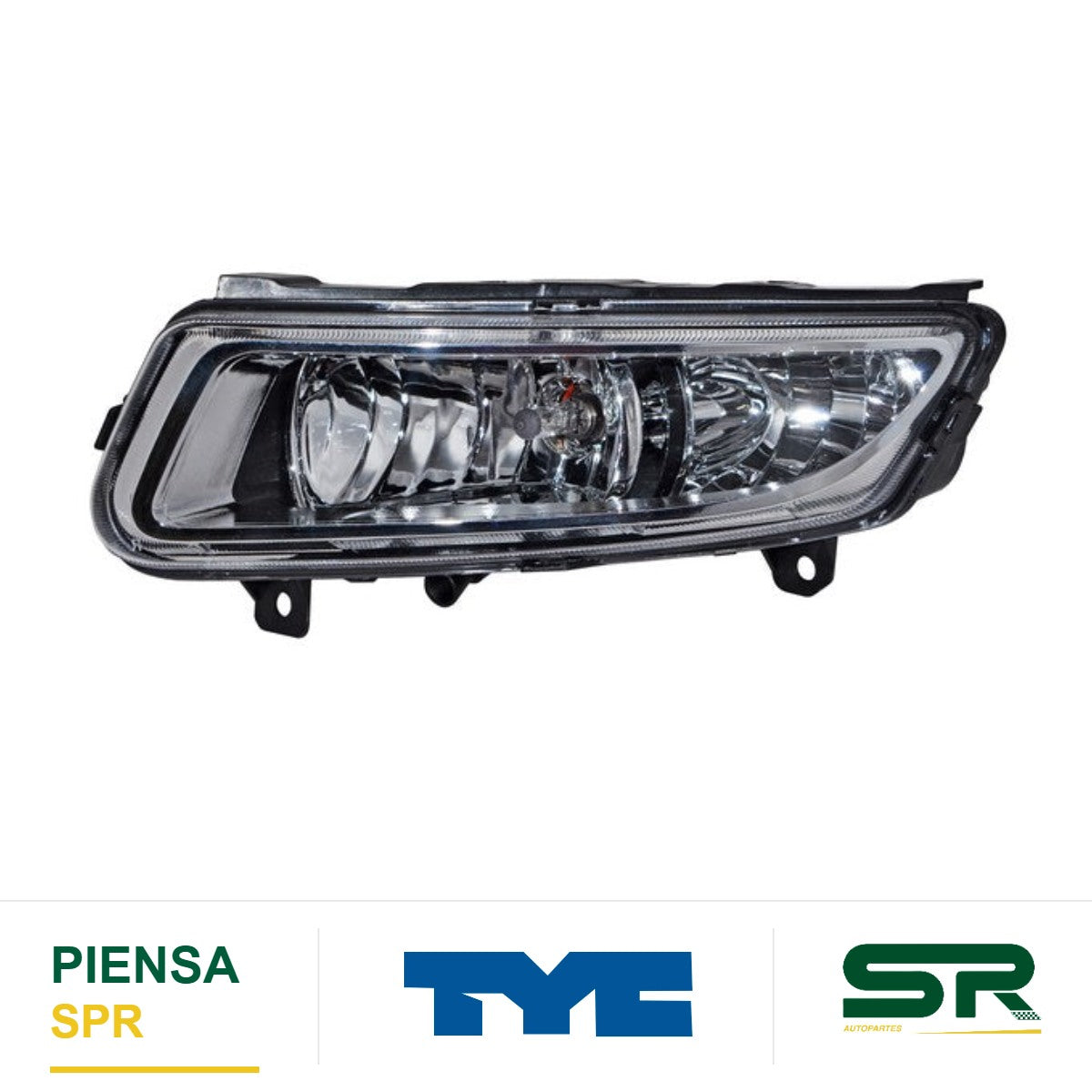 FARO DE NIEBLA IZQUIERDO LÍNEA ANTERIOR CON FOCO VOLKSWAGEN VENTO 2016-2020 / POLO 2013-2014 P / 1 FOCO TYC
