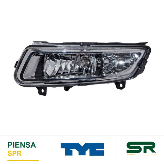 FARO DE NIEBLA IZQUIERDO LÍNEA ANTERIOR CON FOCO VOLKSWAGEN VENTO 2016-2020 / POLO 2013-2014 P / 1 FOCO TYC
