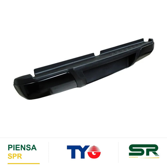 DEFENSA TRASERA NEGRA ESCALON CON BRAZOS NISSAN PICKUP NP300 2016-2020 TYG