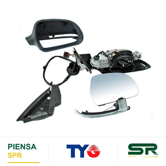 ESPEJO DERECHO 3 PUERTAS CON DIRECCIONAL PARA PINTAR ELÉCTRICO AUDI CON DESEMPAÑANTE TFSI 2.0/ TFSI 2.0 QUATTRO/ TDI 2.0 16V QUATTRO/ TDI 2.0 TDI 1.9/ 1.6/ TDI 2.0/ TFSI 1.8 A3 2009-2013 TYG