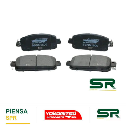 BALATAS DELANTERAS SEMIMETÁLICAS (KICKS 21-24 5BIRLOS) SENTRA B-18 2.0L 2021-2025 YOKOMITSU