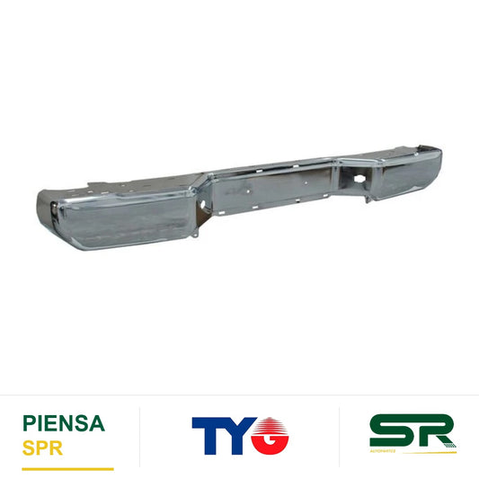 DEFENSA TRASERA CROMADA SIN HULES FRONTIER 2005-2015 TYG