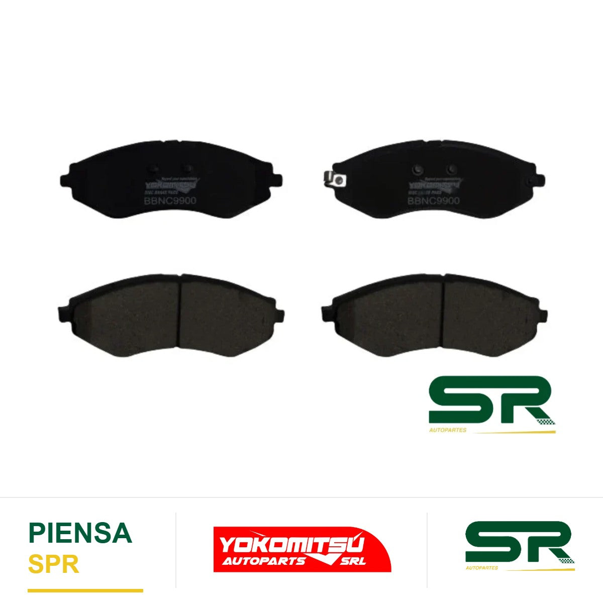 BALATAS DELANTERAS SEMIMETÁLICAS (OPTRA 06-10/PT G3 06-09) AVEO 1.6L 2007-2017 YOKOMITSU