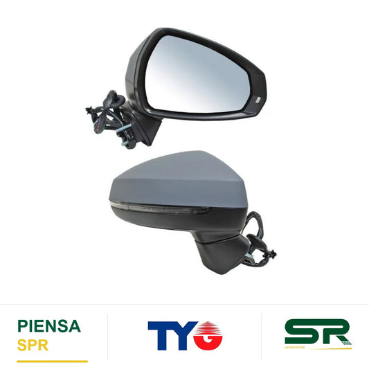 ESPEJO DERECHO CON DIRECCIONAL CON DESEMPAÑANTE PARA PINTAR AUDI A3 3 2013-2015 / AUDI 5 P TDI 2013-2015 / AUDI SPORTBACK 2013-2015 / AUDI CABRIO 2013-2015 / AUDI S 2013-2015 / AUDI ATTRACTION 2013-2015 / AUDI AMBIENTE 2013-2015 / AUDI 6 2013-2015 TYG