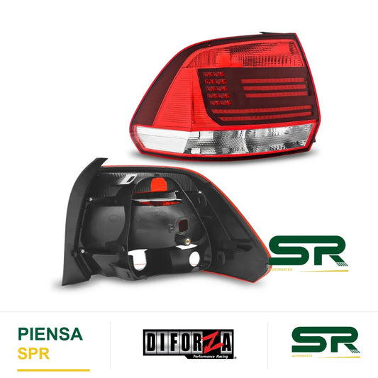 CALAVERA IZQUIERDA SIN ARNÉS (ROJO/BLANCO) VENTO 2016-2022 DIFORZA