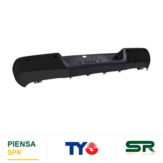 DEFENSA TRASERA NEGRA CON HOYO PARA SENSOR COMPLETA RANGER 2013-2021 TYG