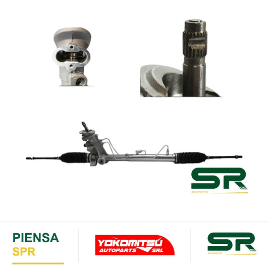 CAJA DE DIRECCIÓN HIDRÁULICA CON BIELETAS SIN TERMINALES CON SENSOR DOBLE LÁMINA T/TRW GOL/VENTO/SAVEIRO/POLO/LUPO/SPORT VAN CROSSFOX 1.6L 2007-2017 YOKOMITSU