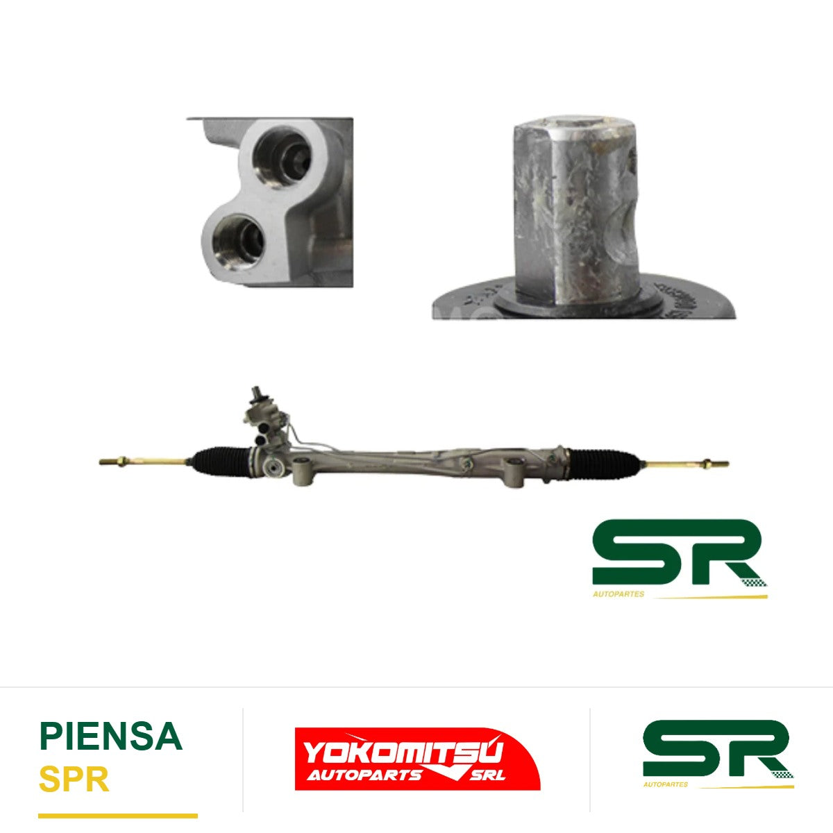 CAJA DE DIRECCIÓN HIDRÁULICA CON BIELETAS SIN TERMINALES SIN SERVOTRONIC (TOUAREG 04-10/AD Q7 07-15/CAYENNE 03-10) AMAROK 2.0L/3.0L 2010-2023 YOKOMITSU