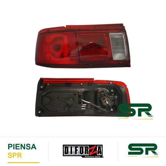 CALAVERA IZQUIERDA CON ARNÉS FILO ROJO (ROJO/ROJO/BLANCO) TS-III 2005-2017 DIFORZA