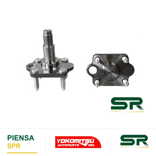 MAZA TRASERA DERECHA CON 4 BIRLOS (MUÑÓN) (SPARK 11-17/BEAT 18-21/PT G3 06-09) AVEO 1.6L 2007-2017 YOKOMITSU