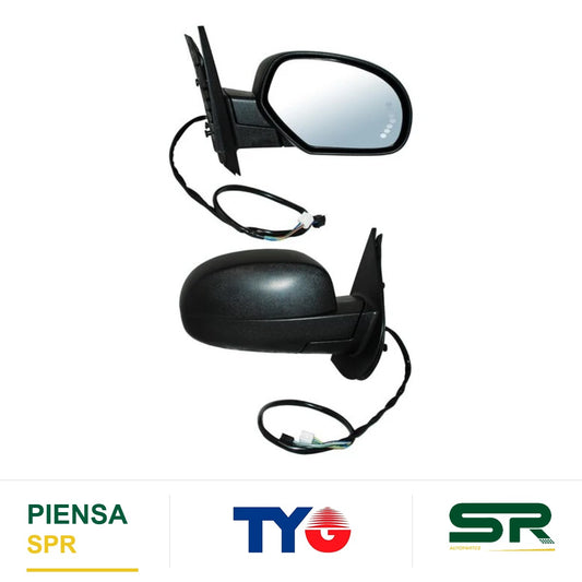 ESPEJO DERECHO ELÉCTRICO 13 PINES CON DIRECCIONAL CON DESEMPAÑANTE AUTOABATIBLE TEXTURIZADO CON MEMORIA CHEVROLET PICKUP 2009-2014 / CHEVROLET SUBURBAN 2009-2014 TYG