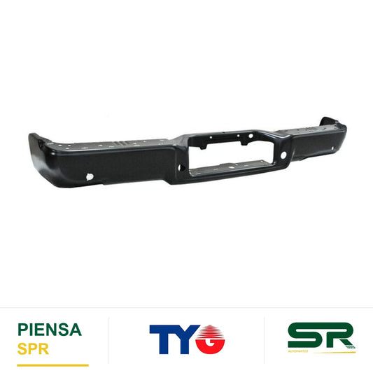 DEFENSA TRASERA NEGRA CON HOYO PARA SENSOR 2 FORD SUPER DUTY 2004-2008 TYG