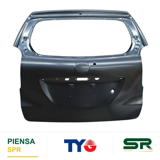 TAPA CAJUELA TOYOTA AVANZA 2012-2018 S / HOYO P / SPOILER QUINTA PUERTA MS 722W + TYG