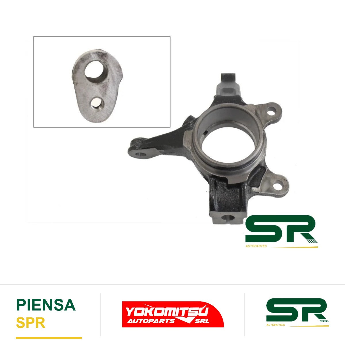 MANGO DE SUSPENSION DELANTERA DERECHA CON ABS (MANGUETA) (V-DRIVE 20-25/MARCH 11-25/NOTE 14-19) VERSA 1.6L 2012-2019 YOKOMITSU
