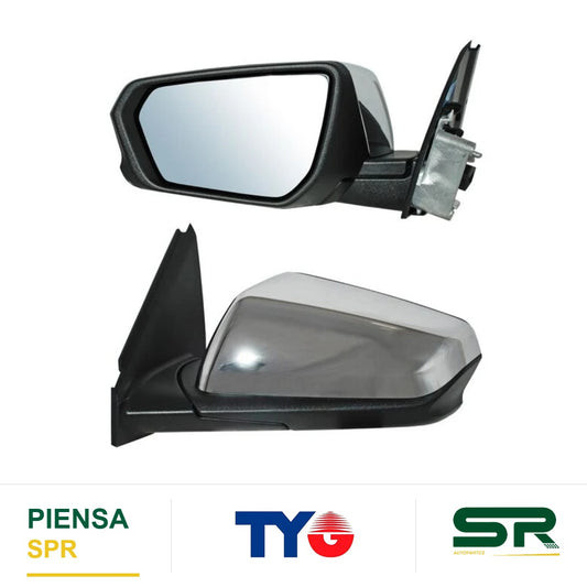 ESPEJO IZQUIERDO ELÉCTRICO 5 PINES CON DESEMPAÑANTE CROMADO CHEVROLET EQUINOX / CHEVROLET TERRAIN / CHEVROLET DENALI LS 2018-2021 / CHEVROLET LT 2018-2021 / CHEVROLET SLT 2018-2021 TYG