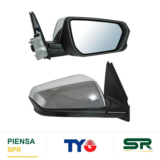 ESPEJO DERECHO ELÉCTRICO 5 PINES CON DESEMPAÑANTE CROMADO CHEVROLET EQUINOX / CHEVROLET TERRAIN / CHEVROLET DENALI LS 2018-2021 / CHEVROLET LT 2018-2021 / CHEVROLET SLT 2018-2021 TYG
