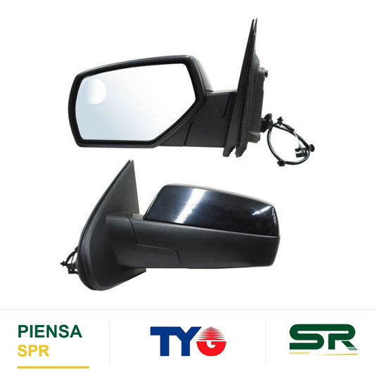ESPEJO IZQUIERDO ELÉCTRICO 5 PINES CON DESEMPAÑANTE PARA PINTAR CHEVROLET PICKUP / CHEVROLET SIERRA SSV 2014-2018 / CHEVROLET WT 2014-2018 / CHEVROLET LTZ 2014-2018 / CHEVROLET LS 2014-2018 / CHEVROLET LT 2014-2018 / CHEVROLET DENALI 2014-2018 / CHEVROLET
