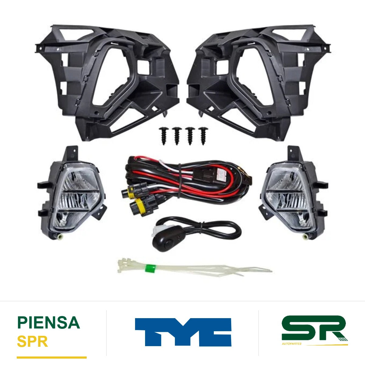 FARO DE NIEBLA JUEGO VOLKSWAGEN NIVUS 2022-2024 TYC