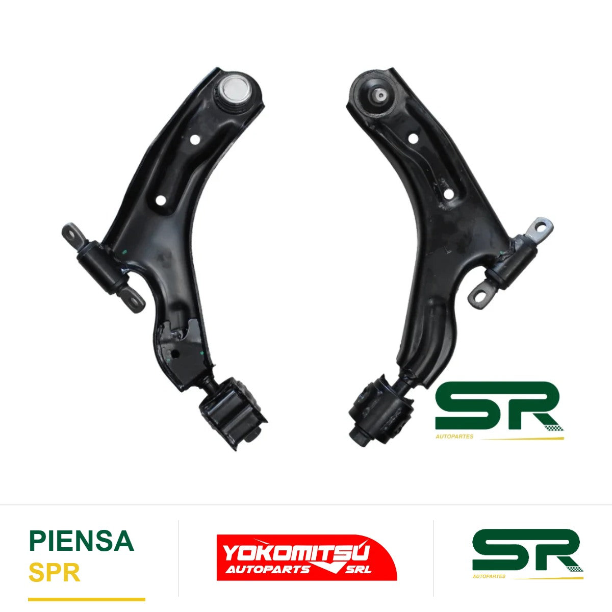 HORQUILLA INFERIOR DELANTERA IZQUIERDA CON RÓTULA CON BUJES (BEAT 1.2L 18-21) SPARK 1.2L 2011-2017 YOKOMITSU