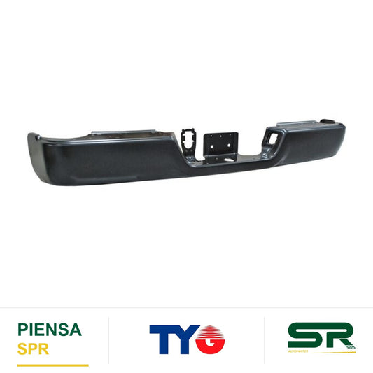 DEFENSA TRASERA NEGRA SIN HULES SIN HOYO PARA SENSOR DODGE PICKUP 2009-2019 TYG