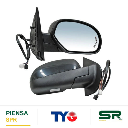 ESPEJO DERECHO ELÉCTRICO 15 PINES CON DIRECCIONAL CON DESEMPAÑANTE PARA PINTAR CHEVROLET PICKUP 2007-2013 / CHEVROLET SUBURBAN LTZ 2006-2010 / CHEVROLET LS 2006-2010 / CHEVROLET LT 2006-2010 / CHEVROLET Z71 2006-2010 / CHEVROLET DENALI 2006-2010 / CHEVROL