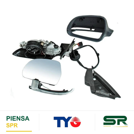 ESPEJO IZQUIERDO ELÉCTRICO CON DIRECCIONAL CON DESEMPAÑANTE PARA PINTAR AUDI A3 3P TFSI 2 0 2009-2010 / AUDI TFSI 2 0 QUATTRO 2009-2010 / AUDI TDI 2 0 16V QUATTRO 2009-2010 / AUDI TDI 2 0 16V 2009-2010 / AUDI TDI 1 9 2009-2010 / AUDI 1 6 2009-2010 / AUDI