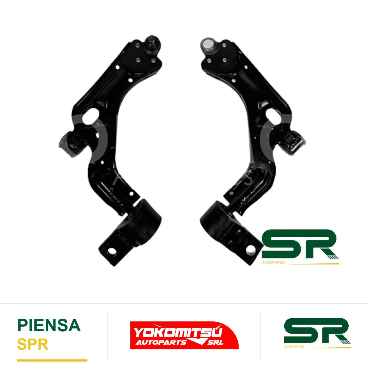 HORQUILLA INFERIOR DELANTERA DERECHA CON RÓTULA CON BUJES FIESTA FIRST 1.6L 2008-2010 YOKOMITSU