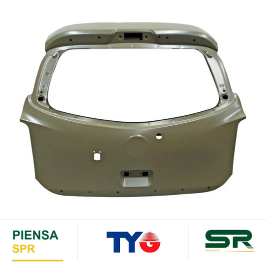 TAPA CAJUELA NISSAN MARCH 2014-2020 S / CILINDRO P / CAMARA P / MOLDURAS C / HOYO P / PLUMILLA TYG