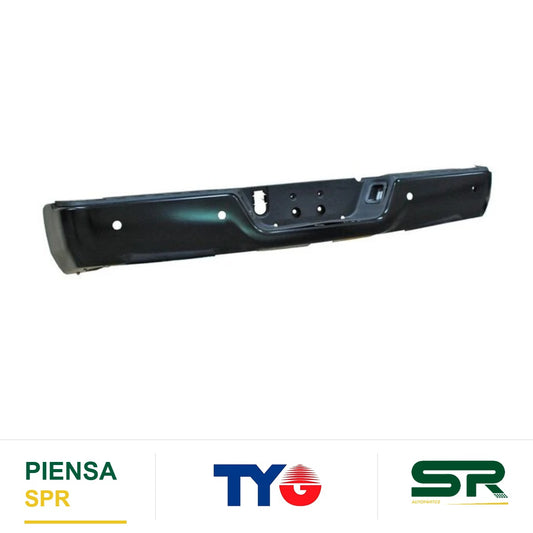 DEFENSA TRASERA NEGRA COMPLETA CON HOYO PARA SENSOR CCCC3 DODGE PICKUP 2009-2019 TYG