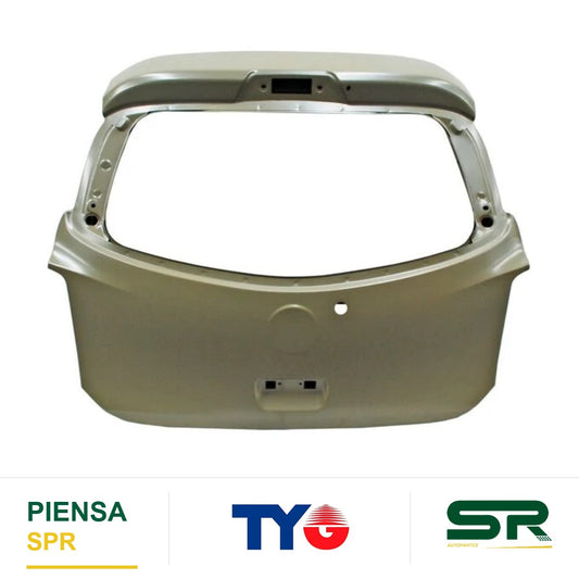 TAPA CAJUELA NISSAN MARCH 2011-2013 / ACTIVE 2014-2020 S / CILINDRO S / MOLDURAS C / HOYO P / PLUMILLA TYG