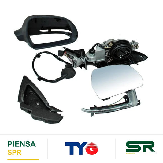 ESPEJO DERECHO ELÉCTRICO CON DIRECCIONAL CON DESEMPAÑANTE AUTOABATIBLE PARA PINTAR AUDI A3 5P TDI 2009-2013 / AUDI SPORTBACK 2009-2013 / AUDI S 2009-2013 / AUDI 3 2009-2013 TYG