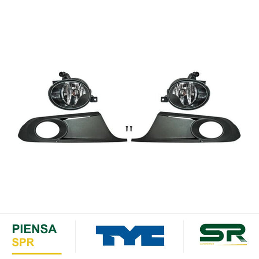 FARO DE NIEBLA JUEGO VOLKSWAGEN JETTA BICENTENARIO 2010-2014 C / PARRILLA 624 TYC